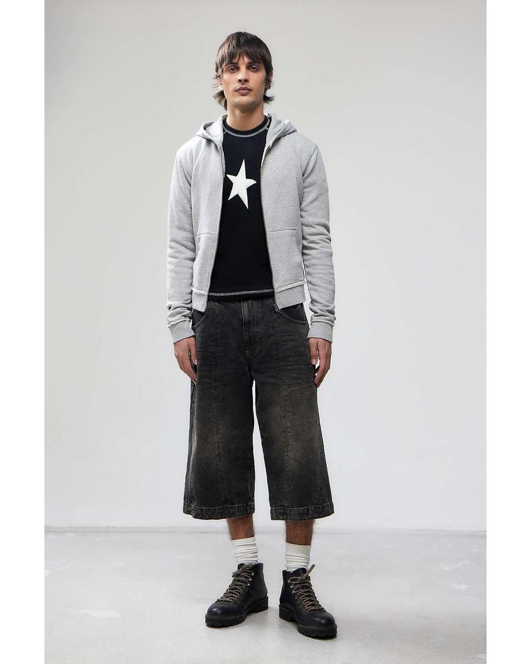 関税送料込【JADED LONDON】GreyMarl 'God' Mini Monster Hoodie Grey Marl 'God' Mini Monster Hoodie | Jaded London | Clothing
