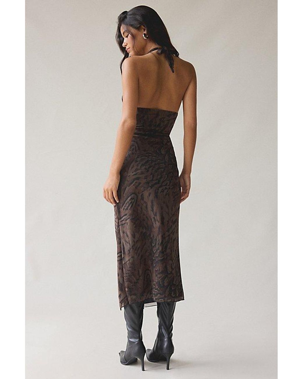 pattern halter dress Simplicity sewing pattern S9793 Misses' Knit Front-Wrap Halter-Dress in Two  Lengths — jaycotts.co.uk main image 0