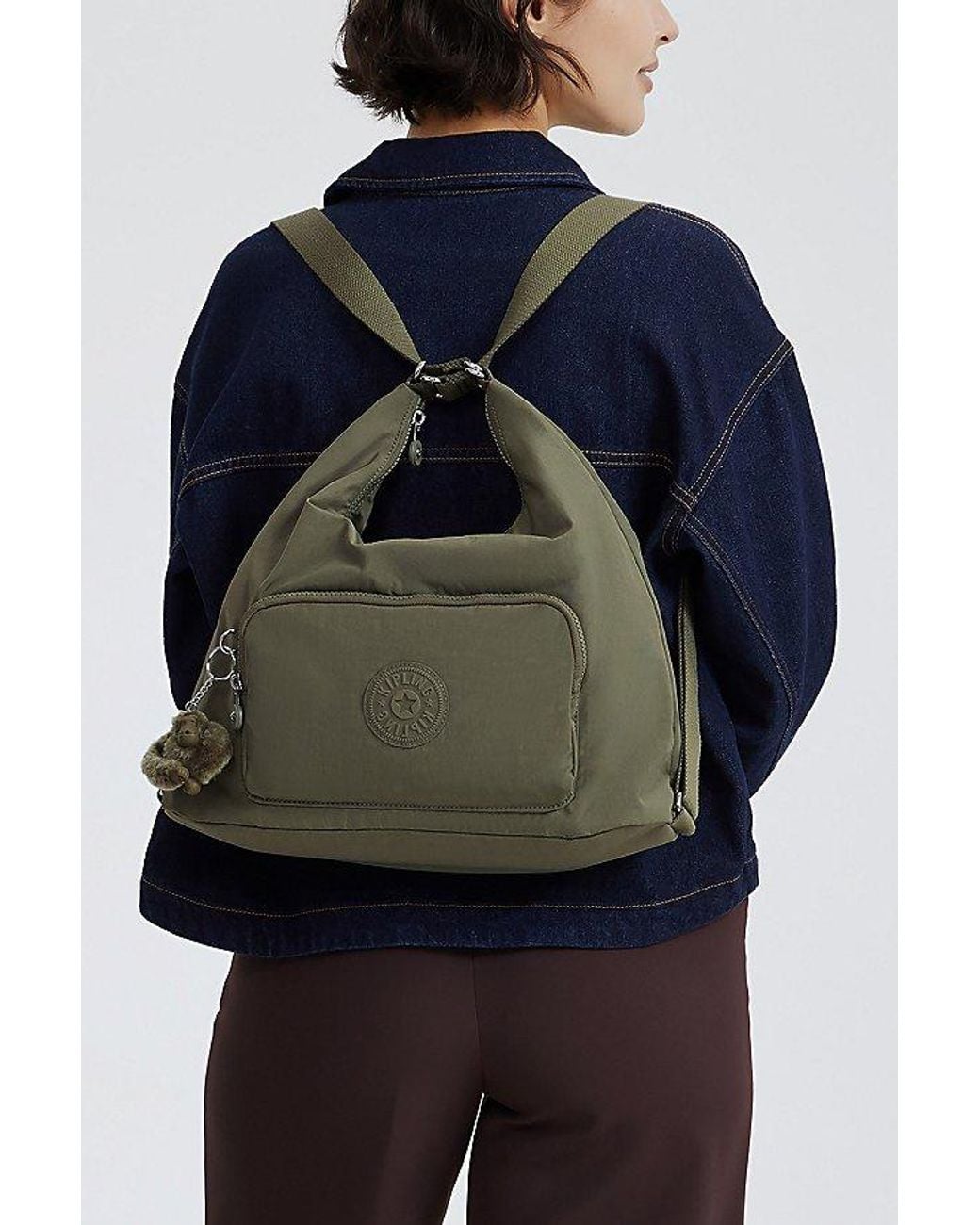 Kipling Blue Yenna Nylon Convertible Bag