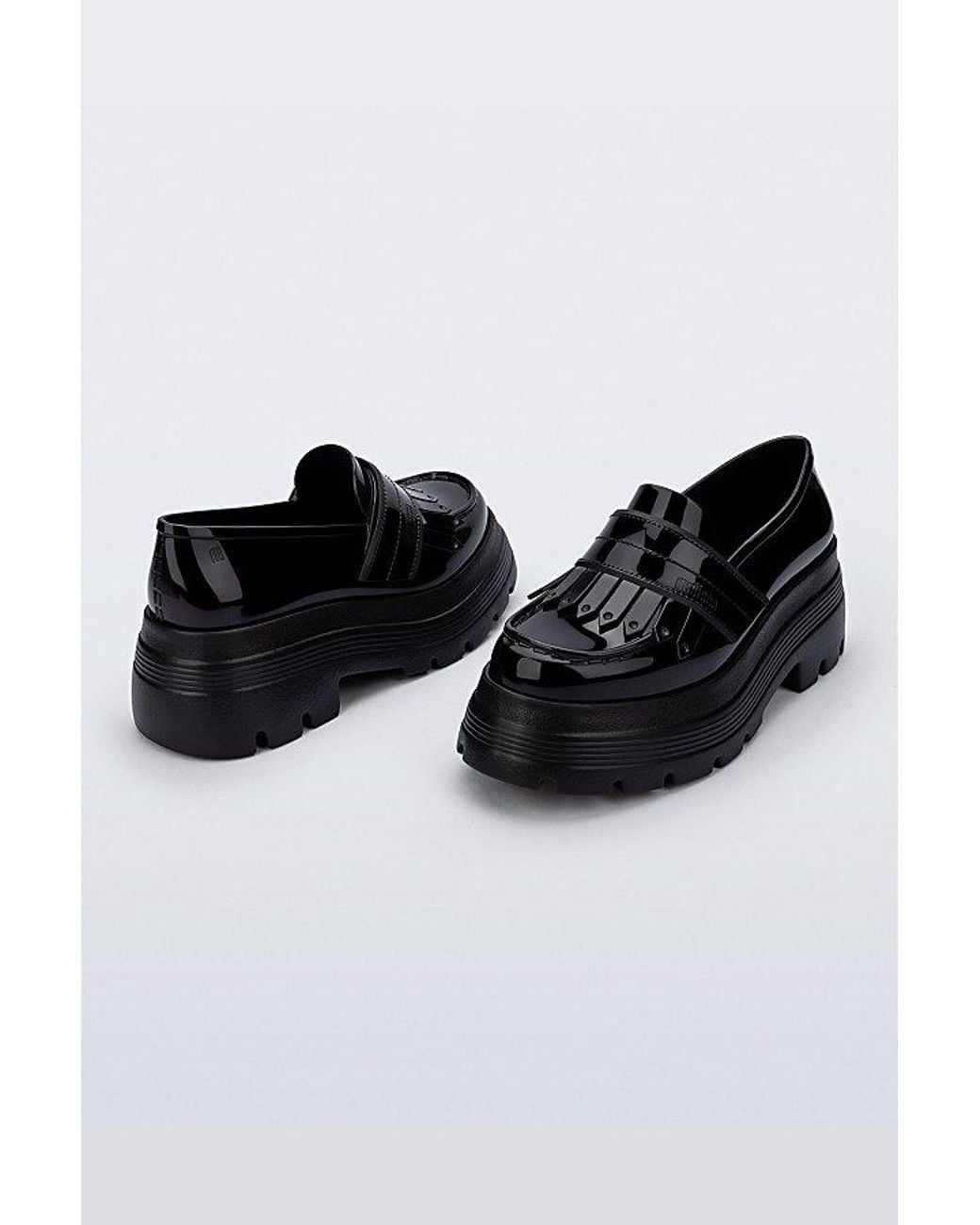Melissa Black Royal Plus Platform Loafer