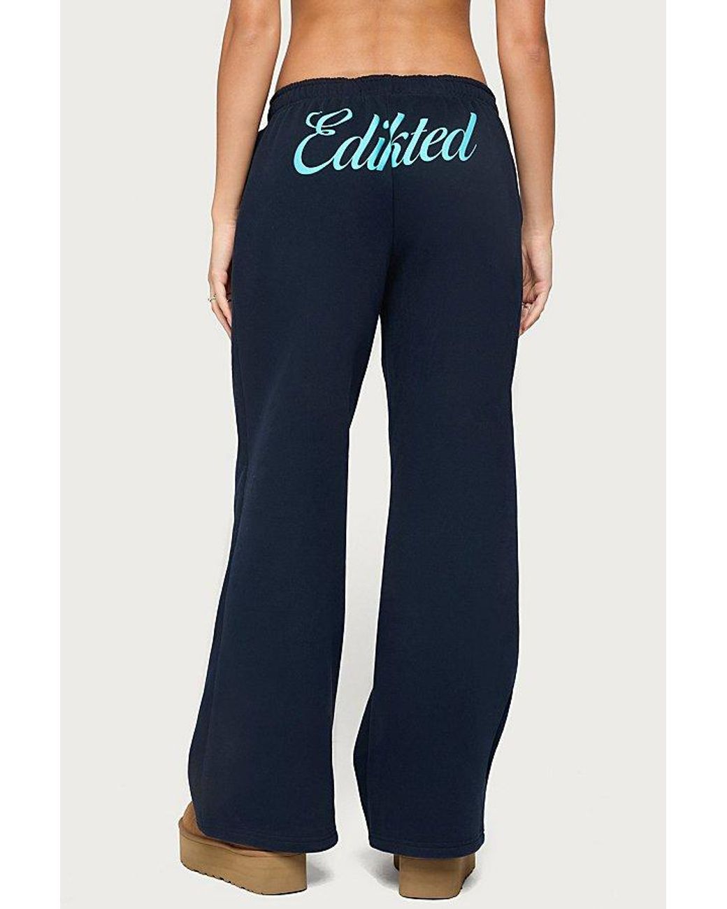 Edikted Blue Miss Sweatpants