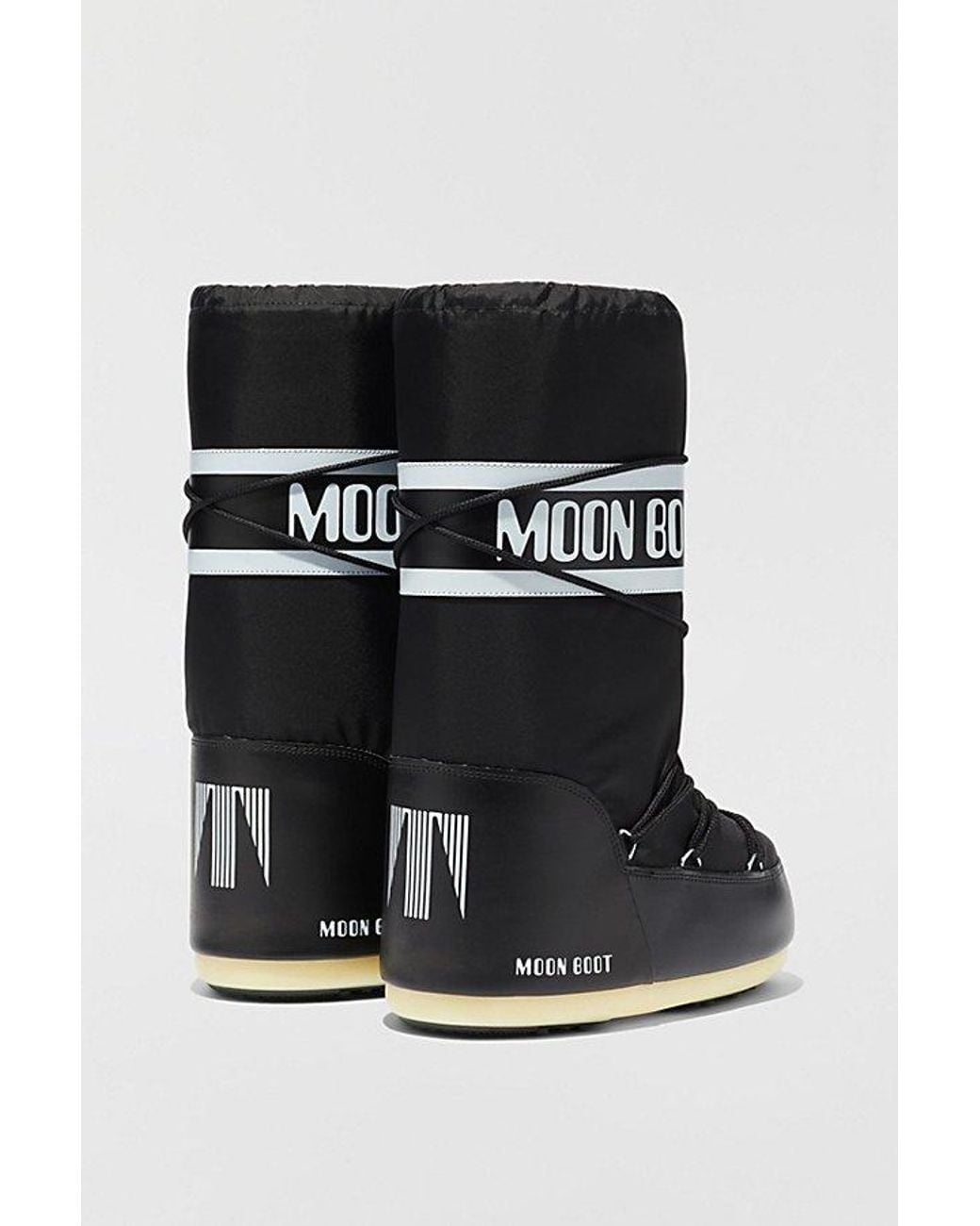 Moon Boot Black S Icon Nylon Boots