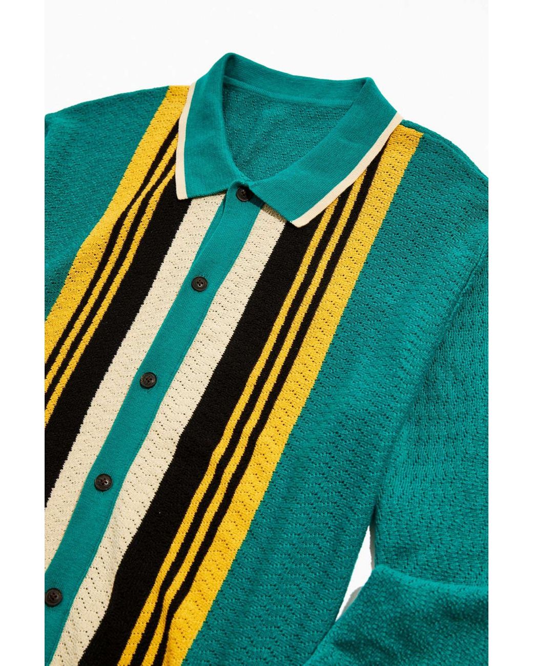 Cotton Uo Button-down Polo Sweater 
