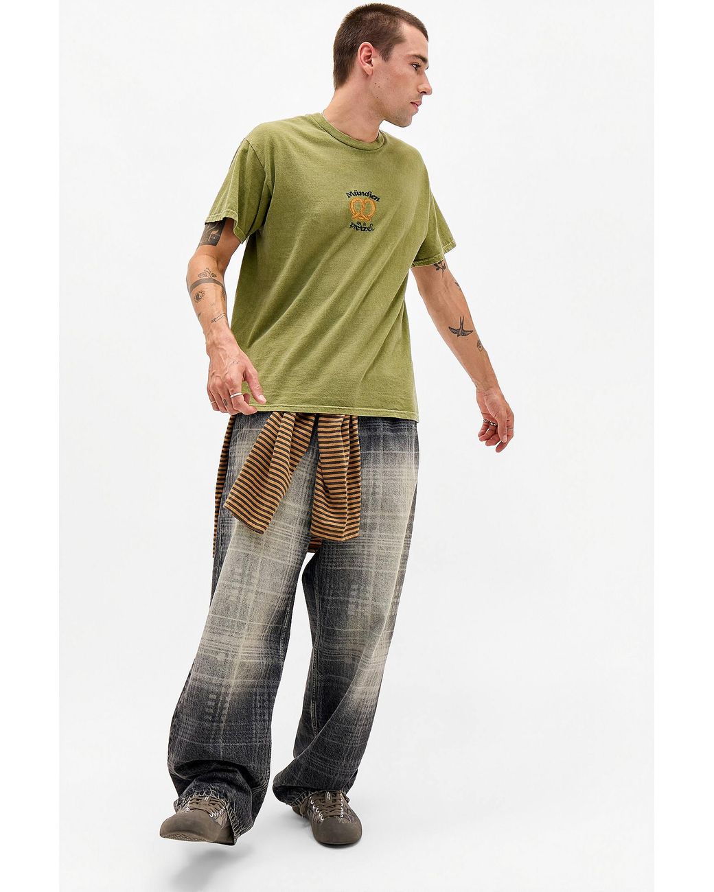Urban Outfitters Metallic Uo Munchen Pretzel Tee for men
