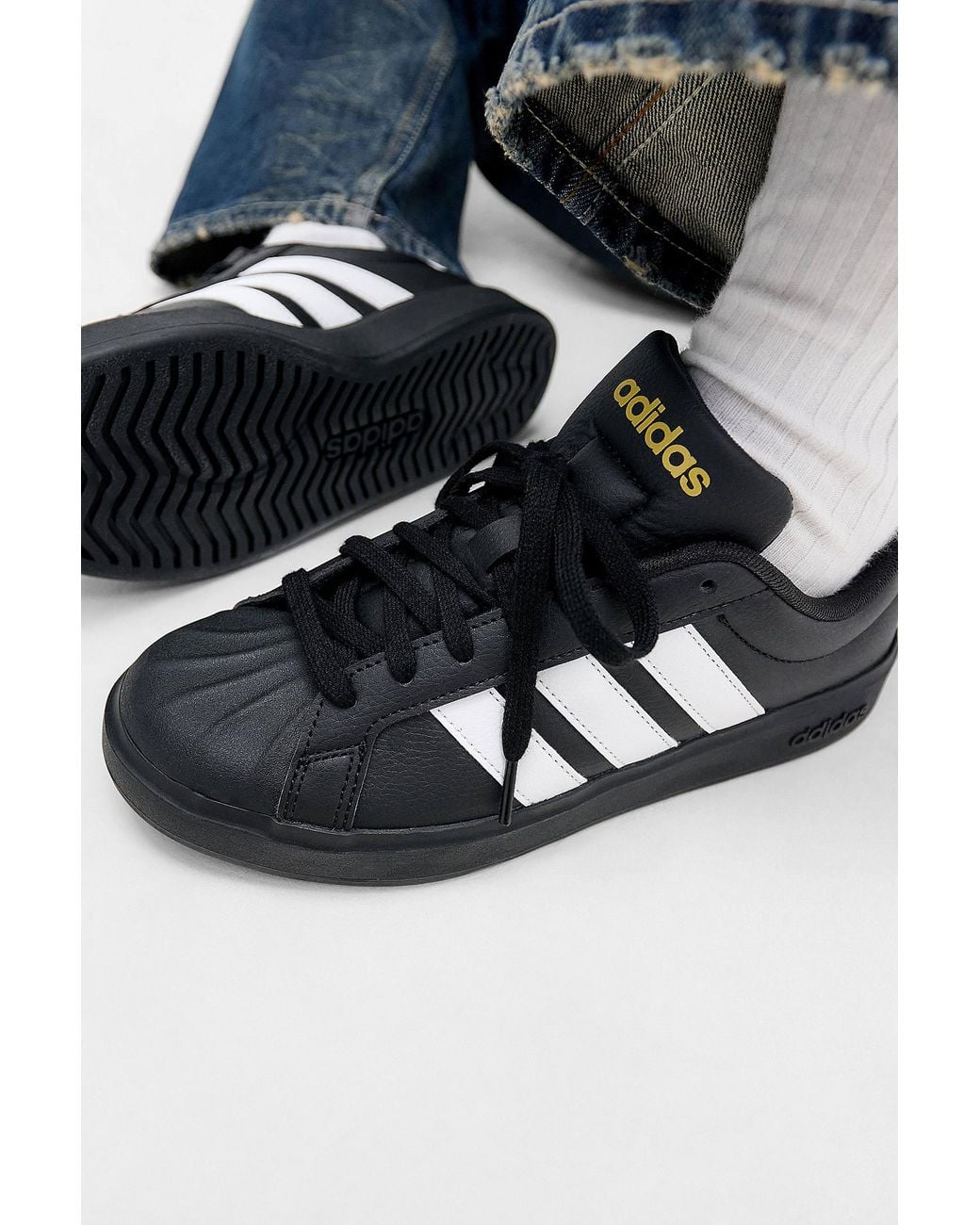 Adidas Streettalk Black Low-top Trainers