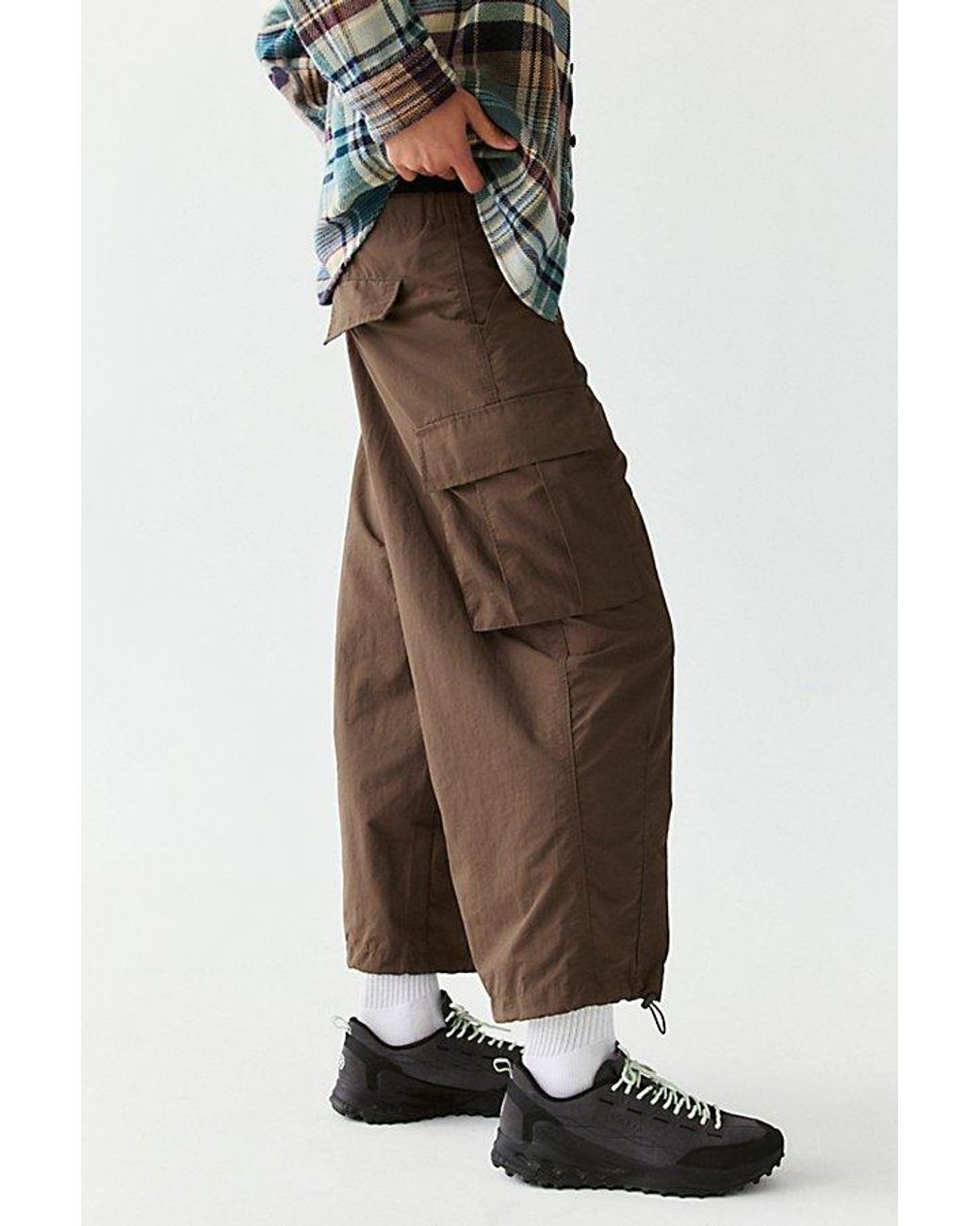 Afield Out Brown Nylon Utility Pants for men