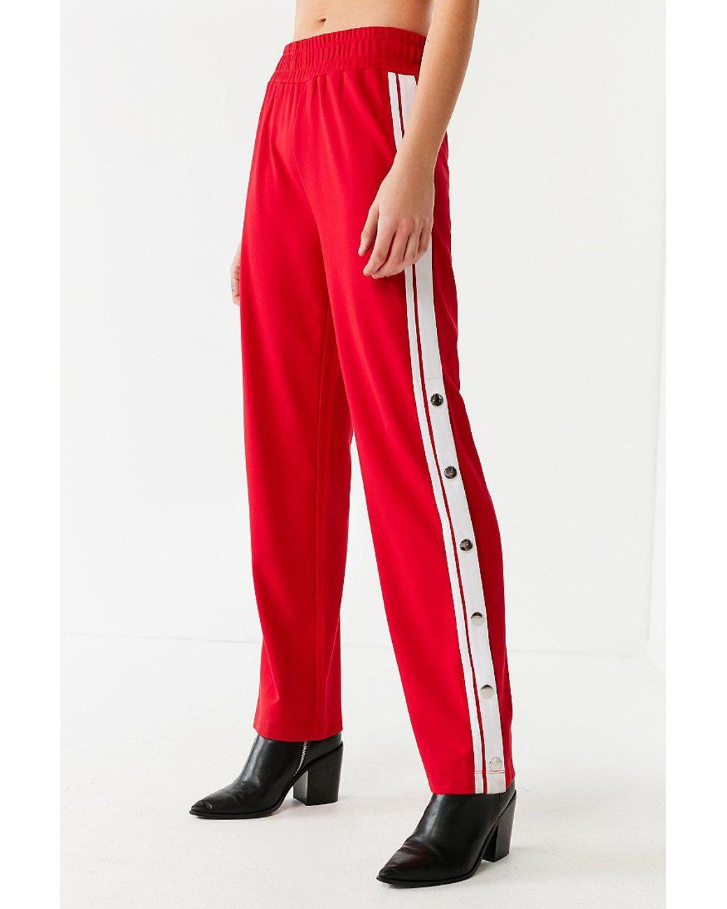 Tommy Hilfiger Tommy Hilfiger Tear-away Track Pant in Red | Lyst