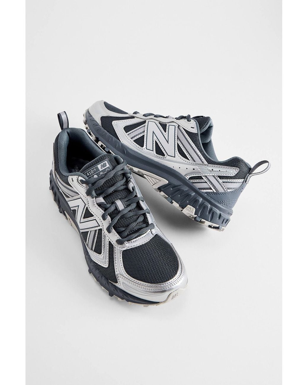 New Balance Black & Silver 410v5 Trainers