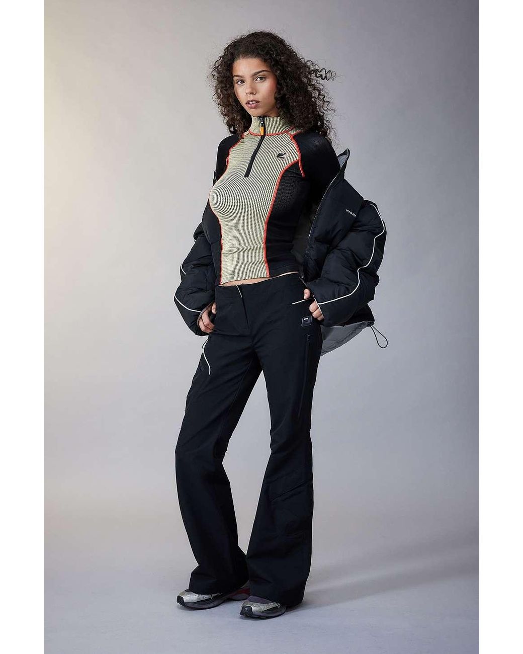 iets frans. Black Ski tech Flare Pants in Blue Lyst UK