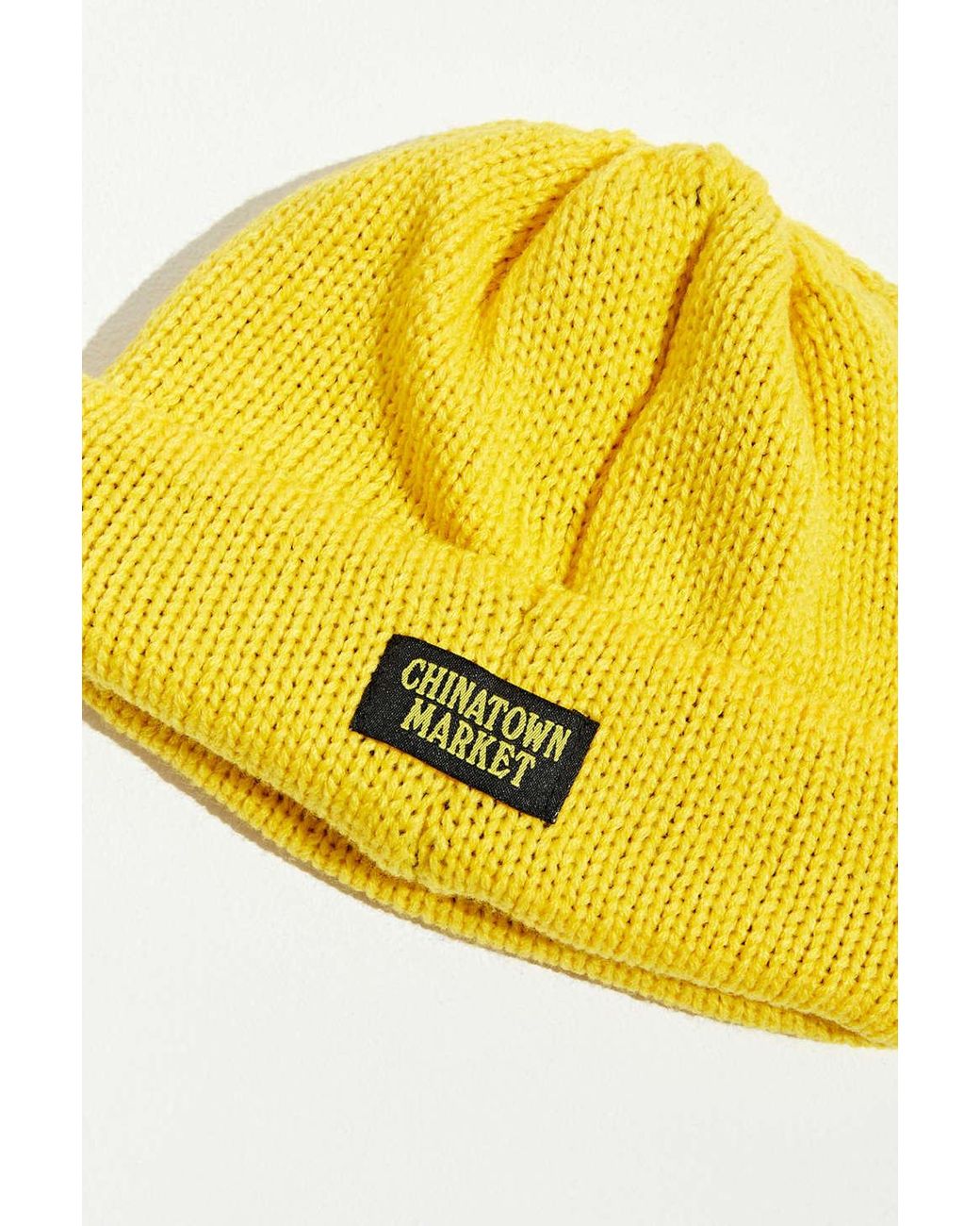 sovjetisk Formålet gift Market X Smiley Beanie in Yellow | Lyst