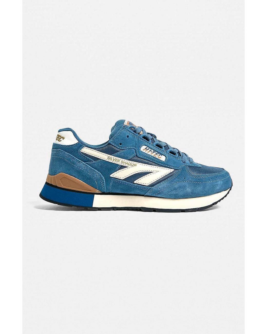 Hi-Tec Suede Silver Shadow 2 Navy And Gold Trainers in Blue for Men | Lyst  UK