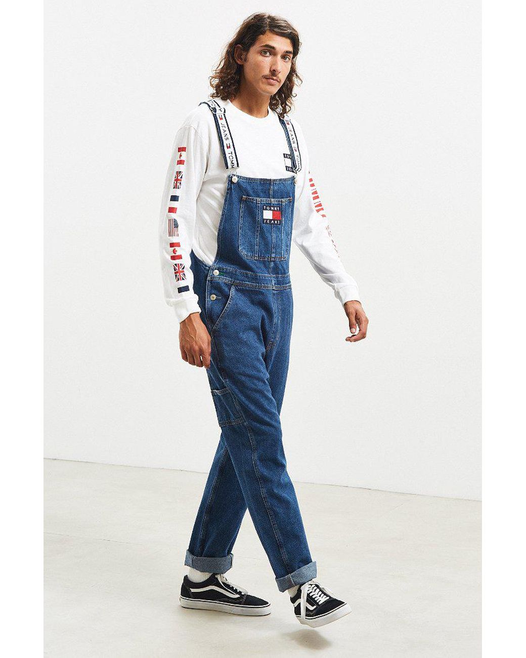 forsøg liberal Descent Tommy Hilfiger Tommy Jeans Denim Overall in Blue for Men | Lyst