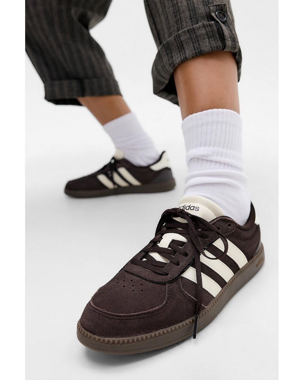 Adidas Black Dark Brown Breaknet Trainers