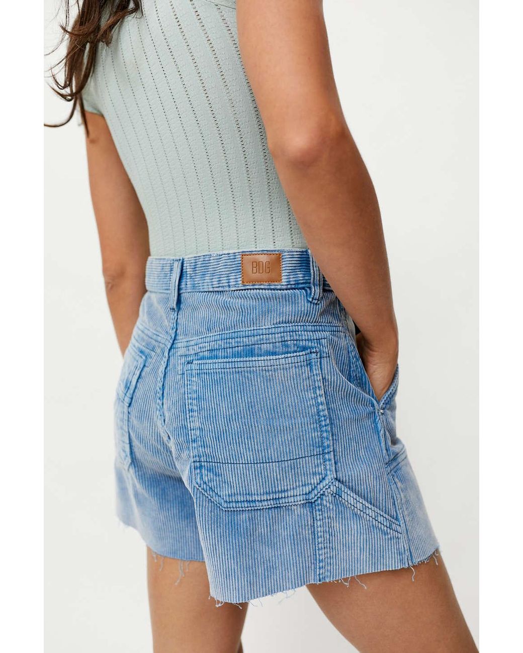 Corduroy cut off shorts 2025