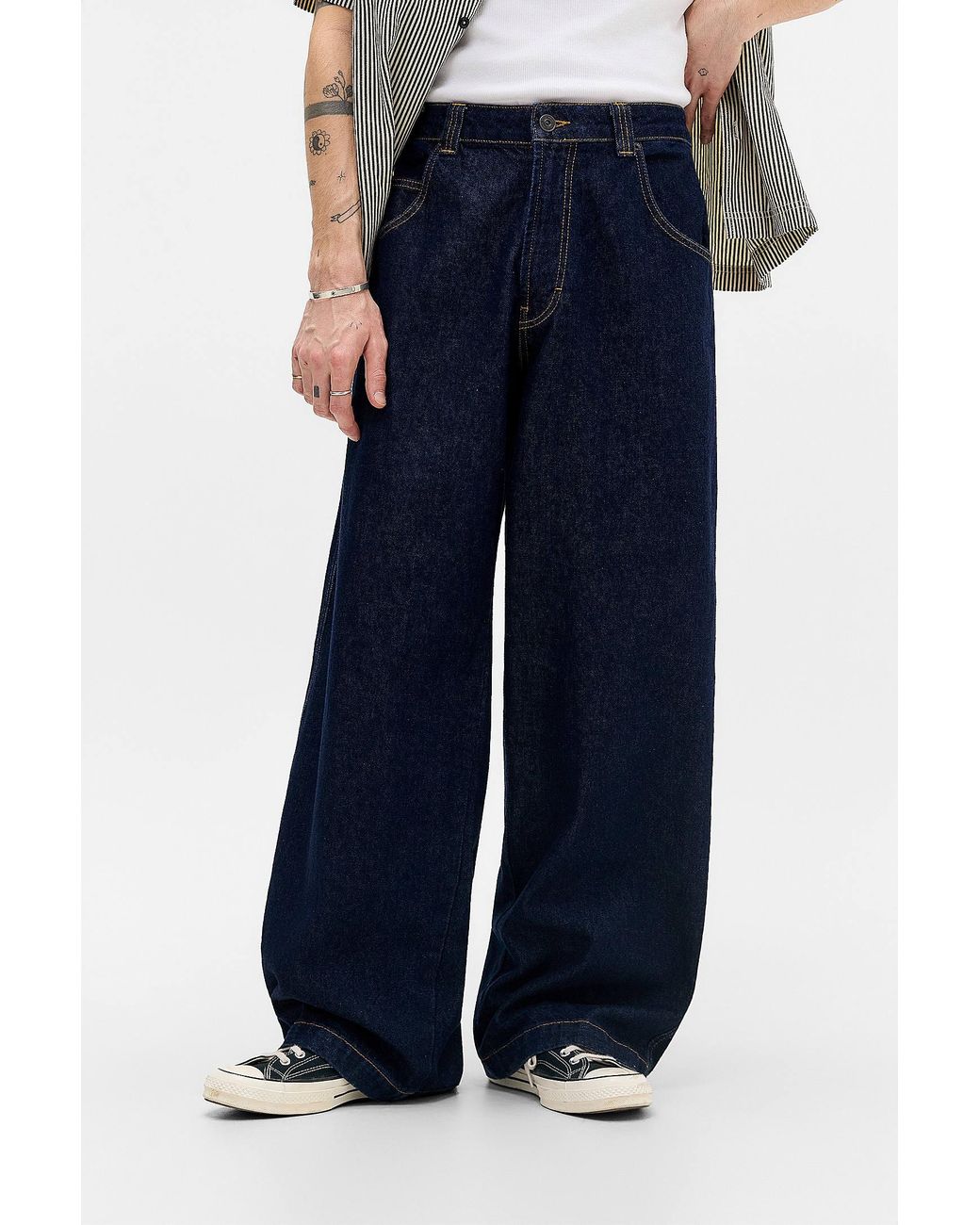 BDG Blue Neo Skate Rinse Jeans for men