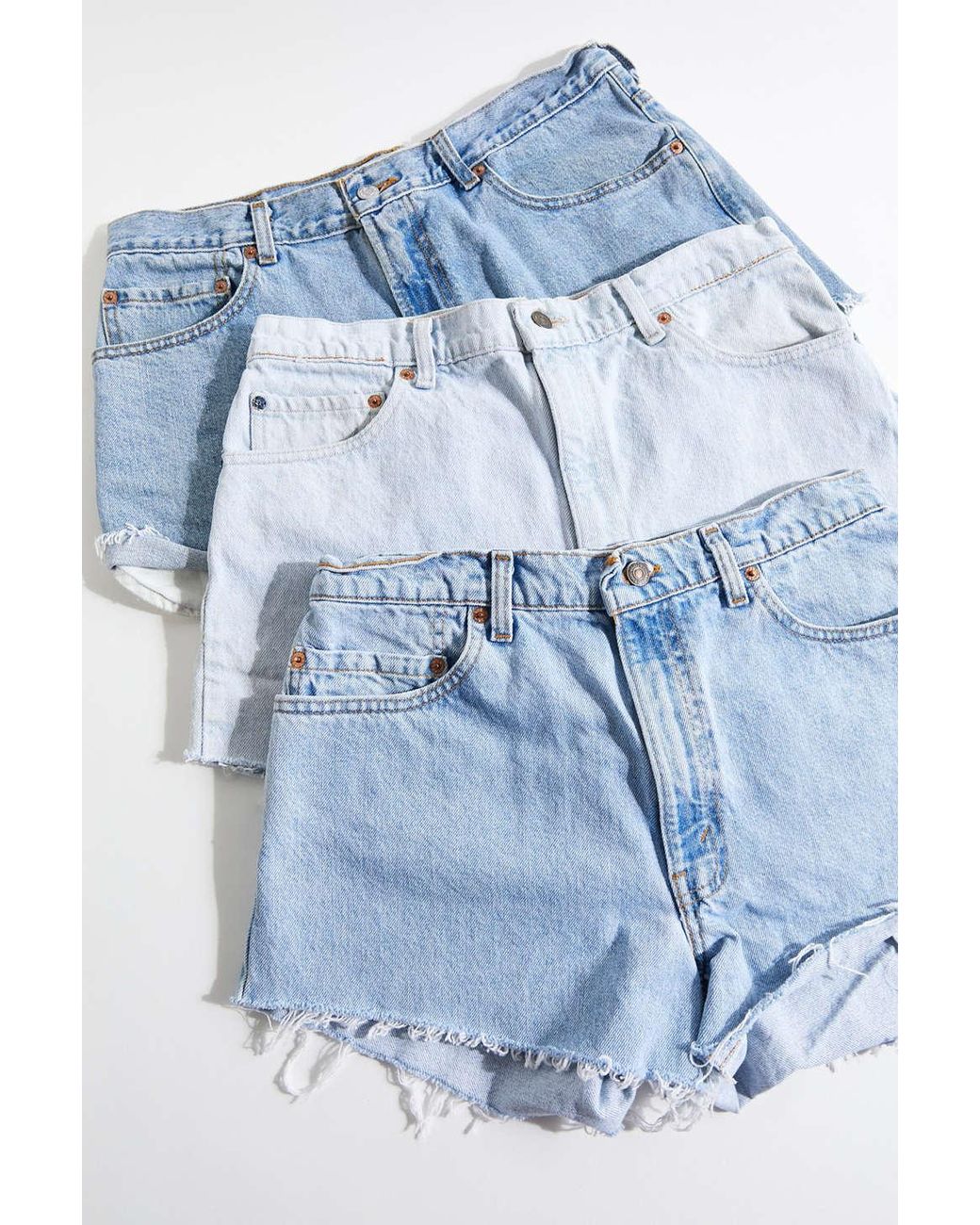Slouchy Denim Short in Vintage Denim 