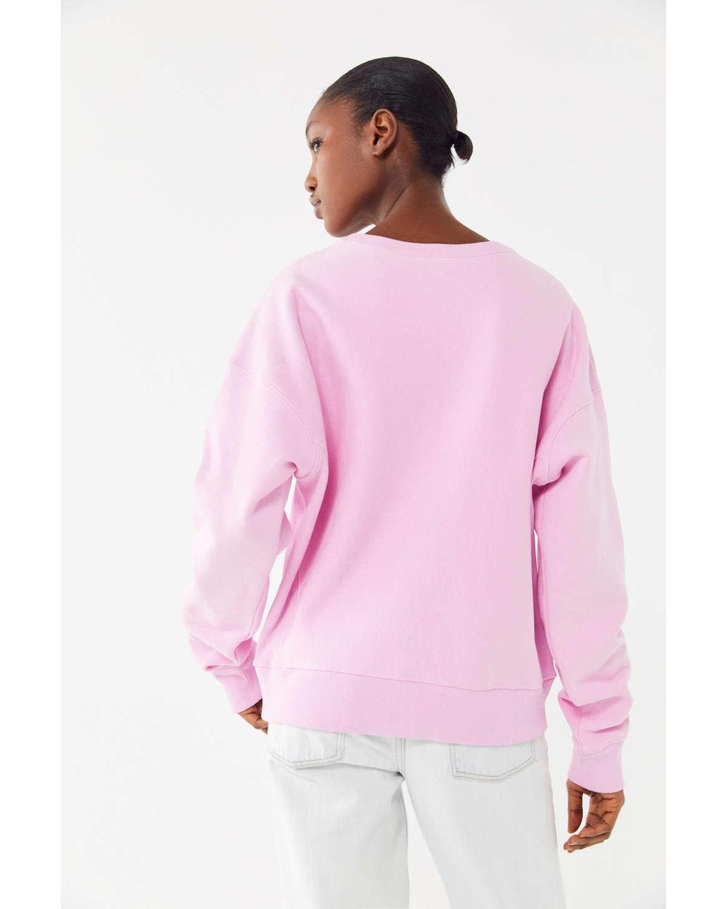 Champion Champion X Susan Alexandra Uo Exclusive Flower Crew Neck in Pink Lyst