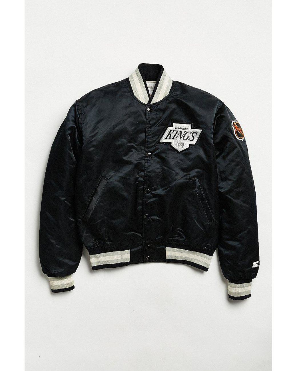 Starter Men's Varsity Jacket - Black - L