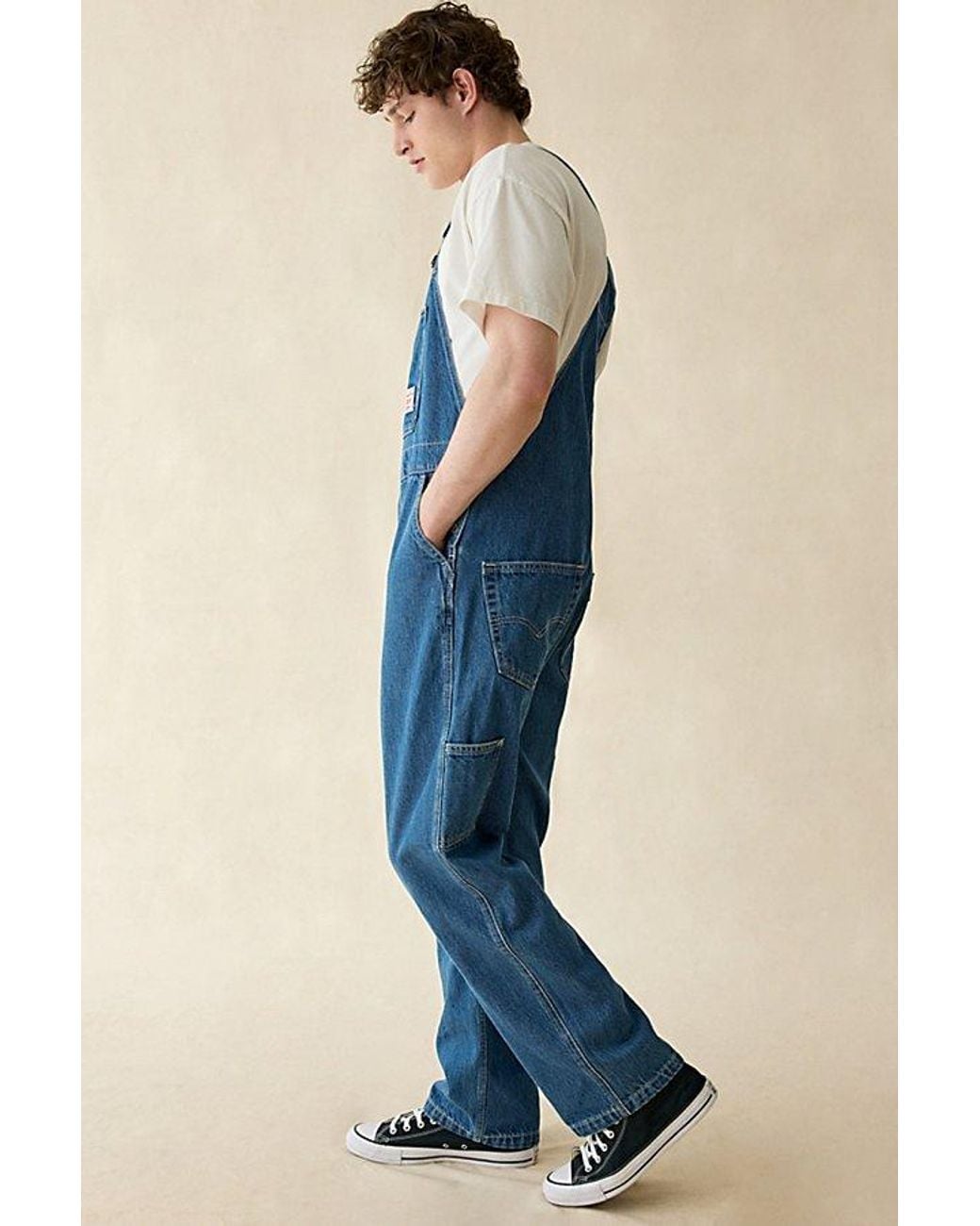 Levi's Blue Loose Overalls for men