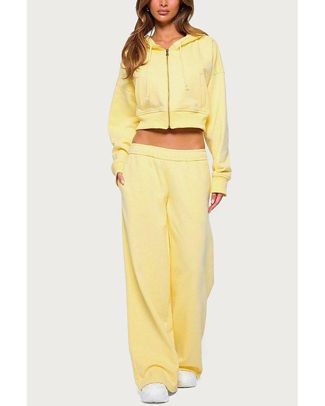 Edikted Yellow Byrdi Sweatpants