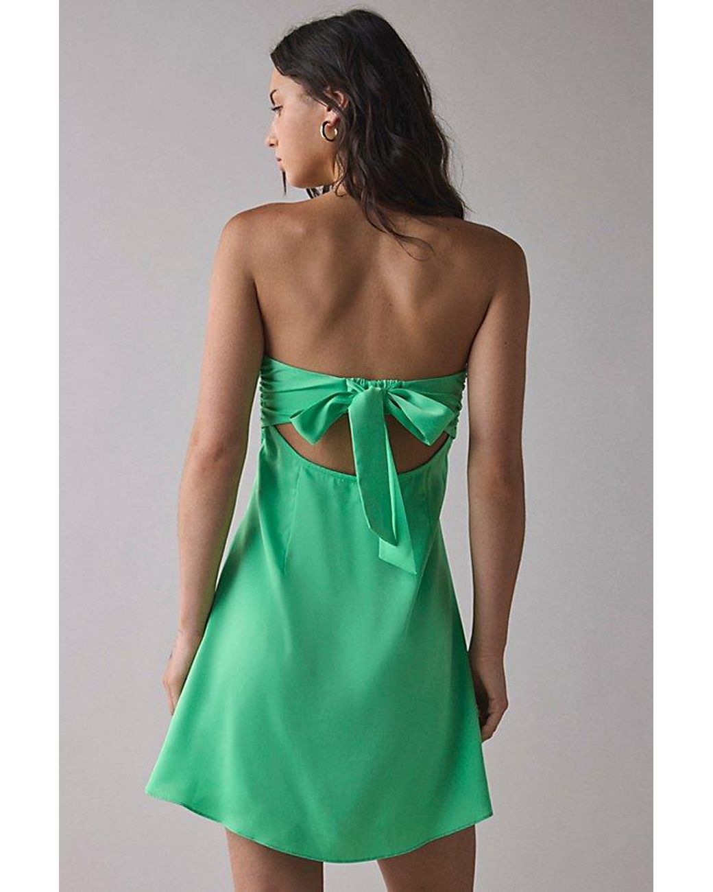 slim fit dress slacks Sawyer Mini Slip Dress - Sage Green