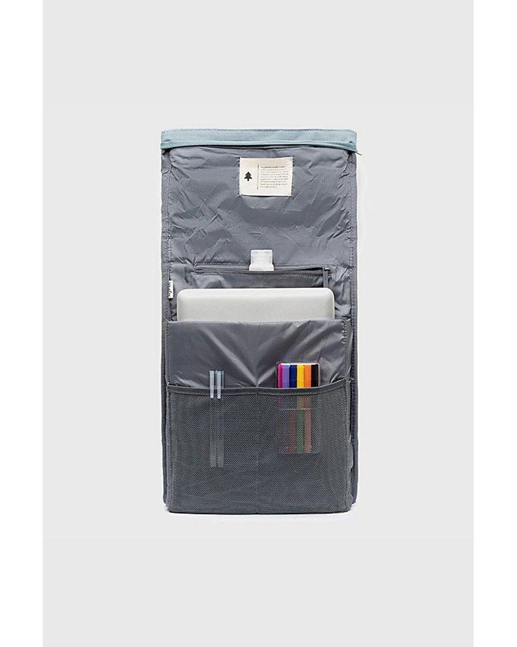 Lefrik Blue Roll Reflective Backpack for men