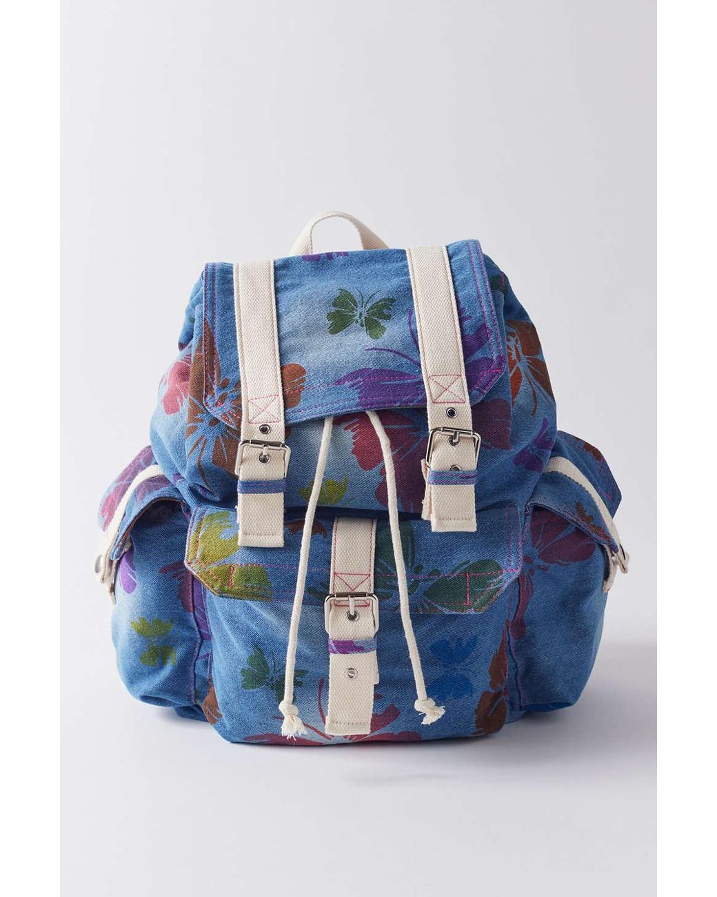 Urban Outfitters Canvas Army Backpack in Blue Lyst