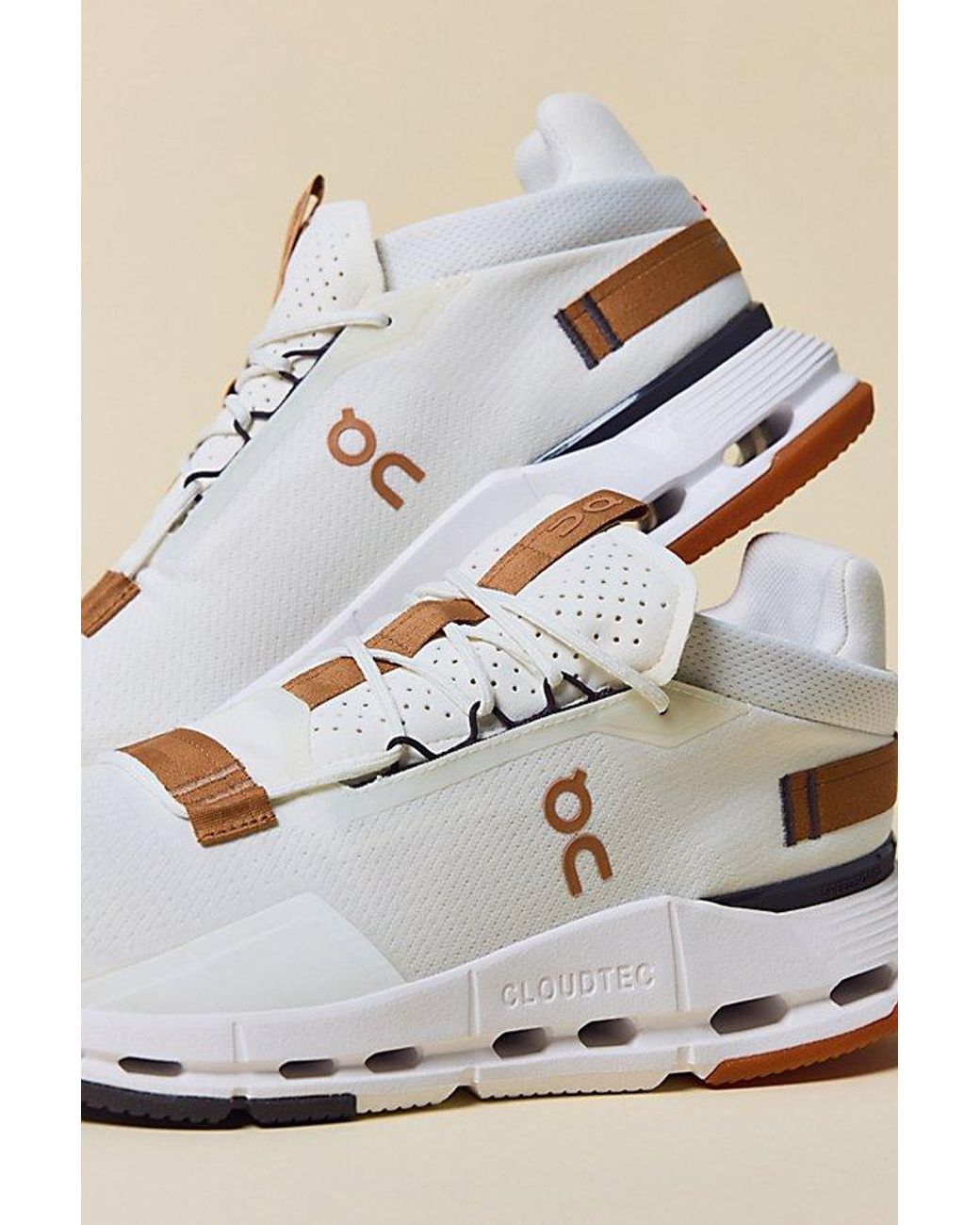 On Shoes White Cloudnova 2 Sneakers for men