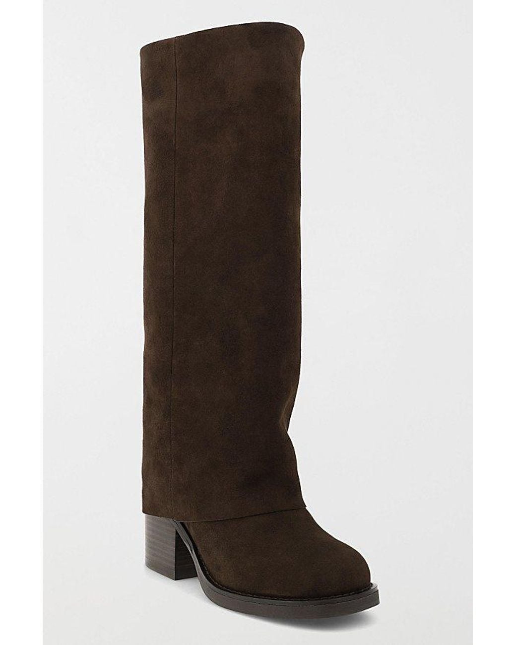MIA Brown Mia Everett Suede Knee High Boot