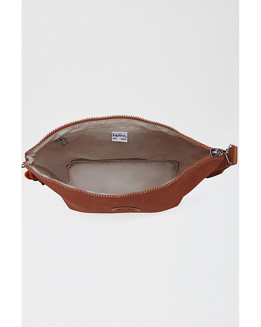 Kipling Brown Naomi Metallic Pouch