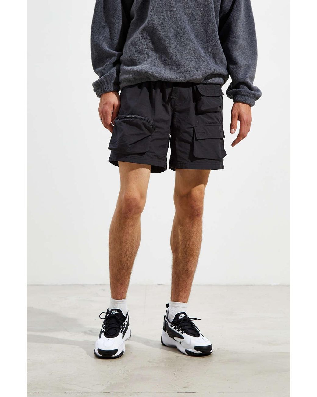 Urban Outfitters Uo Utility Cargo Short in Black for Men | Lyst