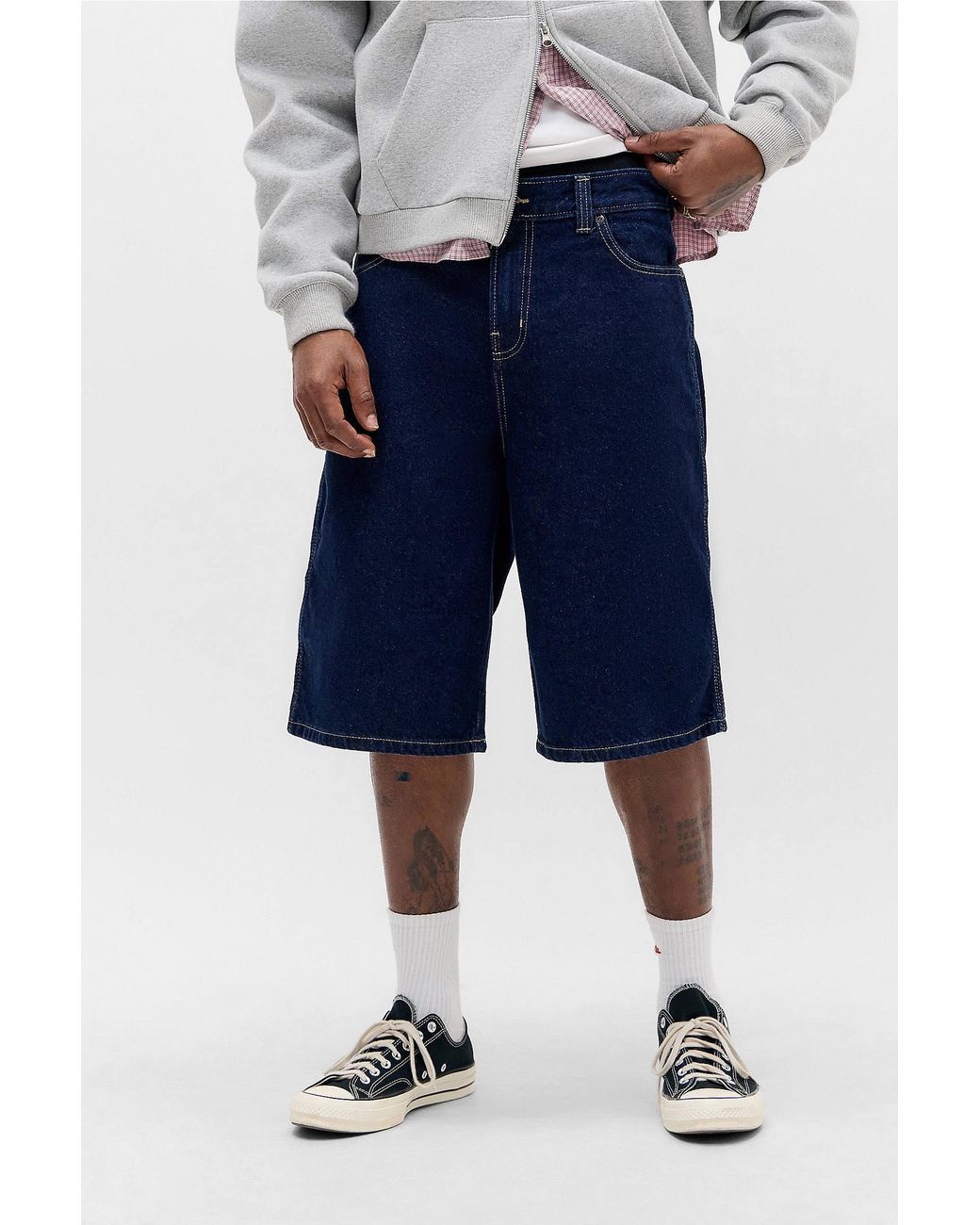 Dickies Blue Rinsed 958 13" Denim Shorts for men