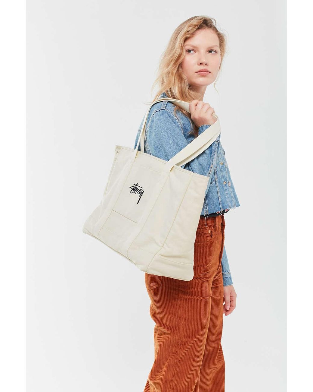 Stussy Stock Canvas Dog Tote Bag | Lyst