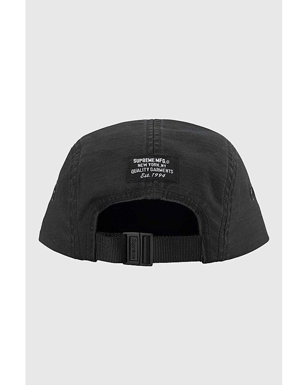 Supreme Military Camp Cap Ss25 in Black for Men | Lyst