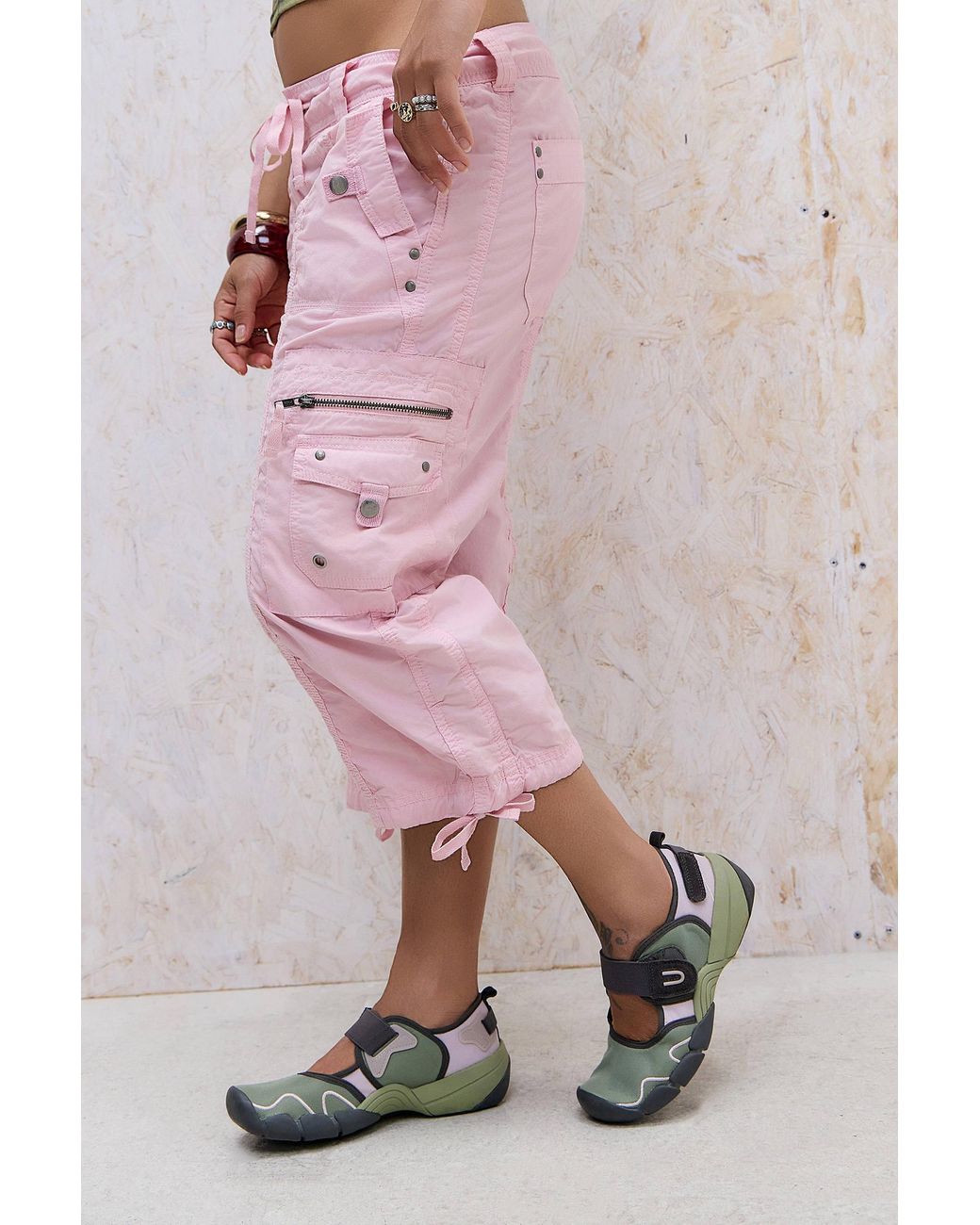 BDG Pink Cleo Capri Trousers