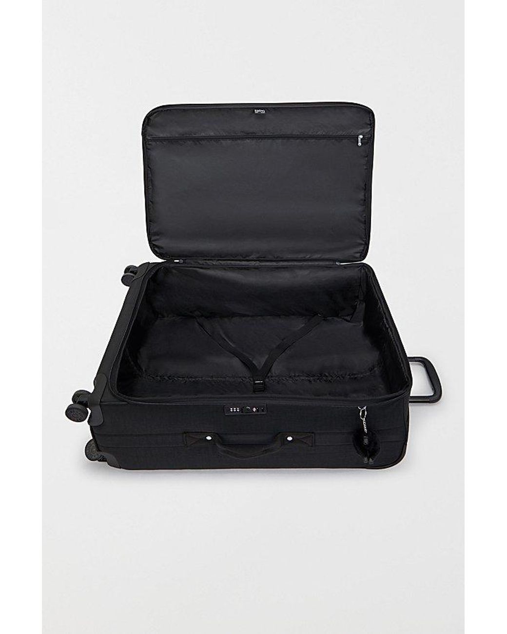 Kipling Black Jet Large Rolling Luggage