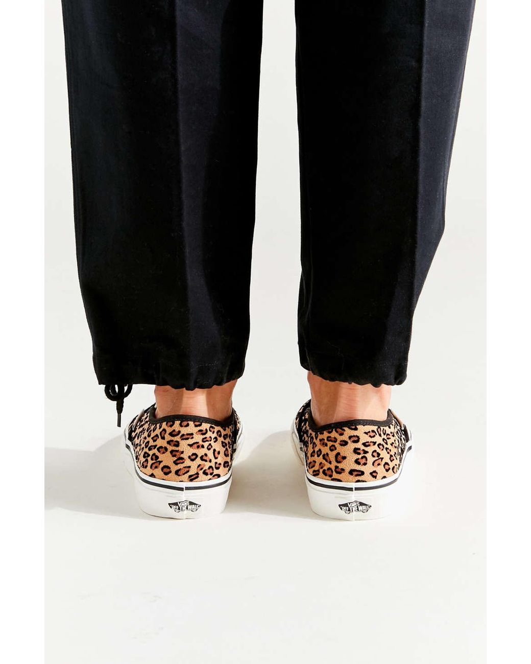 Vans Vans Mini Leopard Slip-on Sfsneaker in Black | Lyst