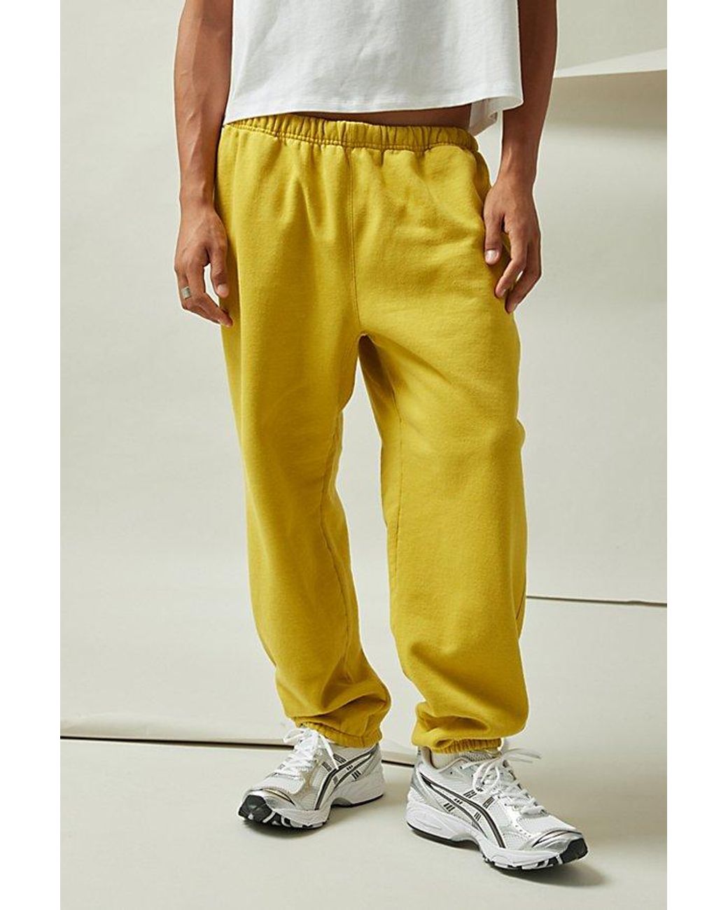 Champion yellow joggers sale