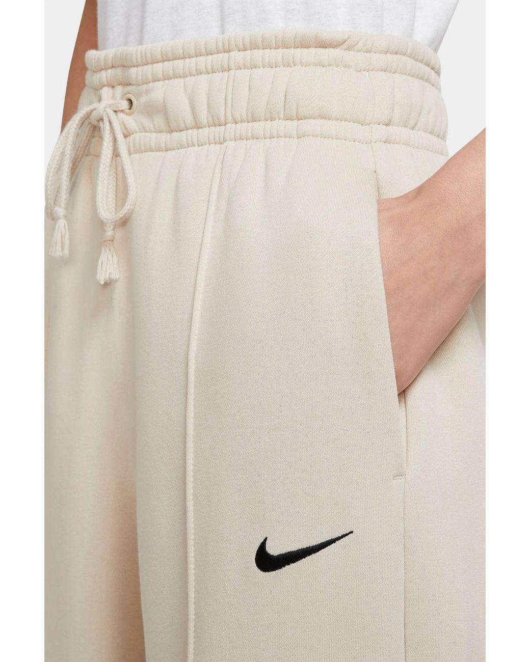 Pants and jeans Nike Sportswear Essential Pants Fleece Black/ White |  Footshop