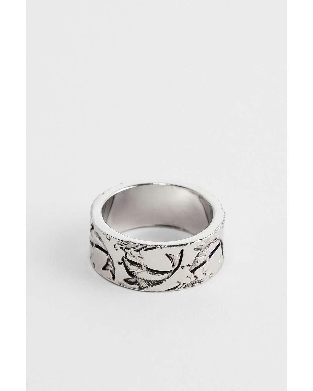 Ed Hardy Koi Ring in Metallic for Men | Lyst UK