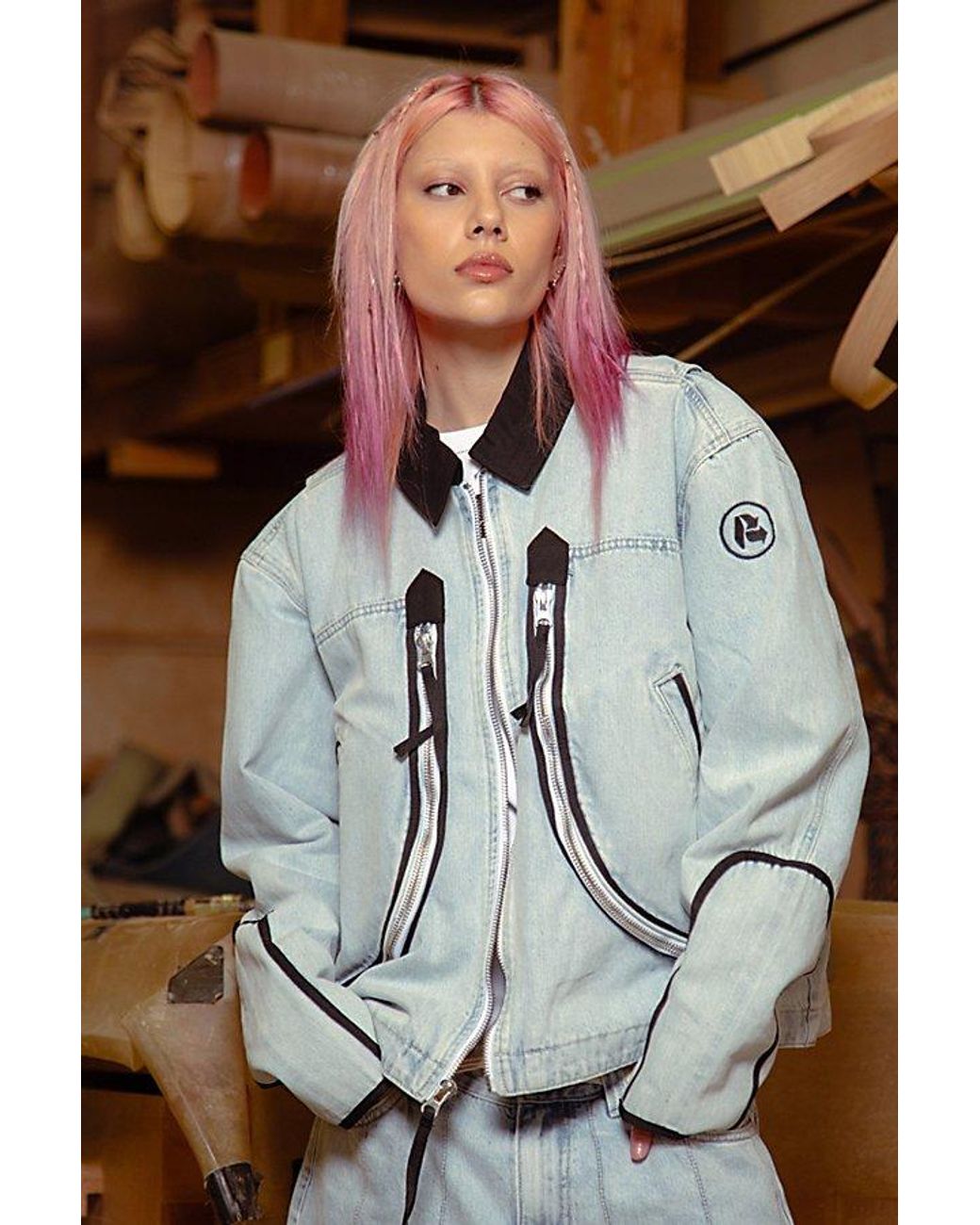 Caterpillar denim jacket discount