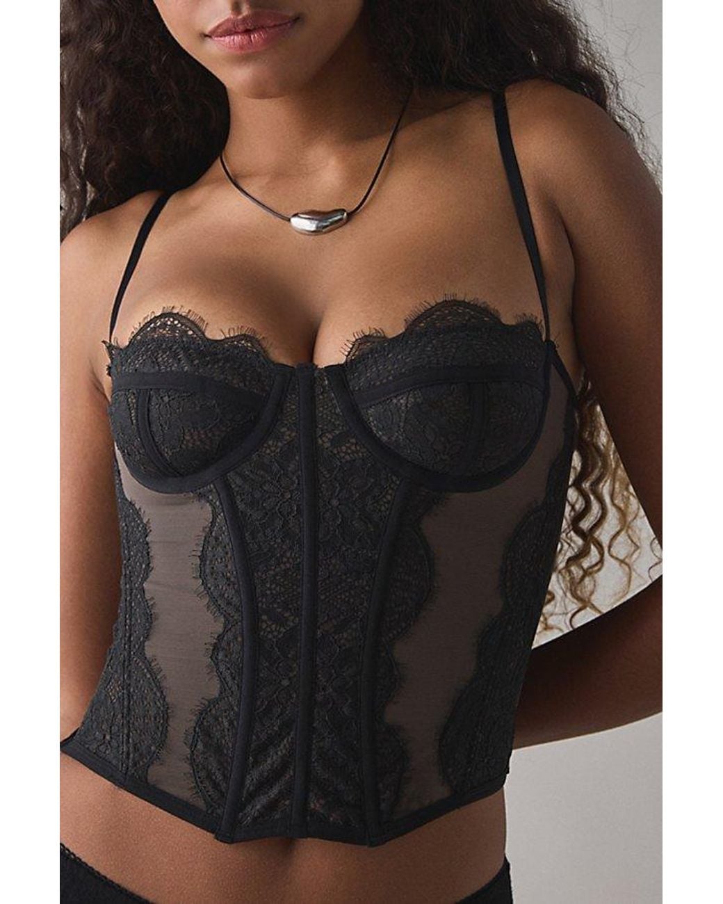 Out From Under Black Modern Love Corset