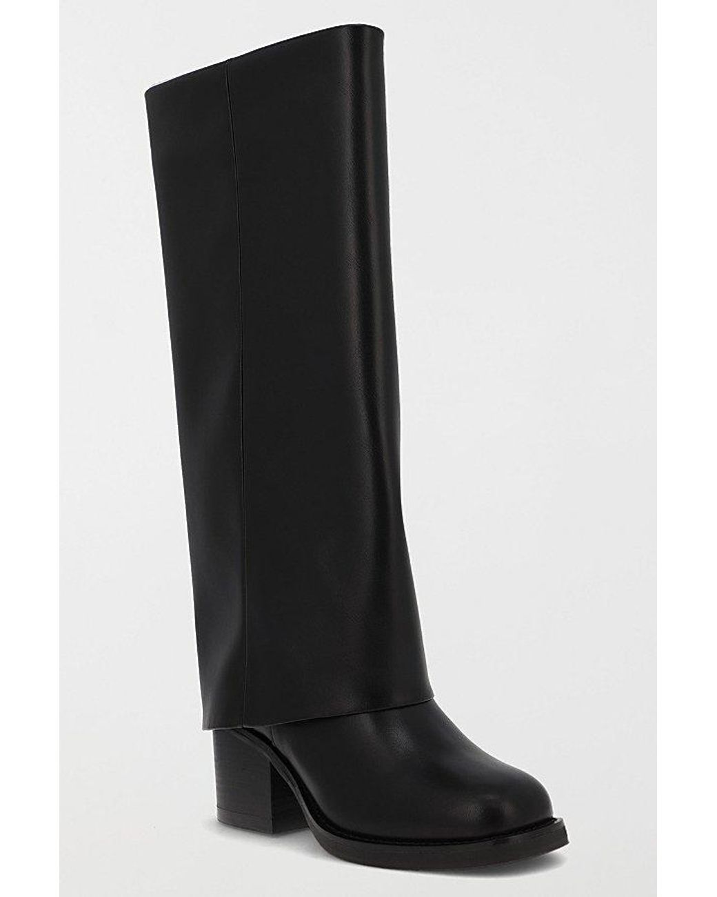 MIA Black Mia Everett Leather Knee High Boot