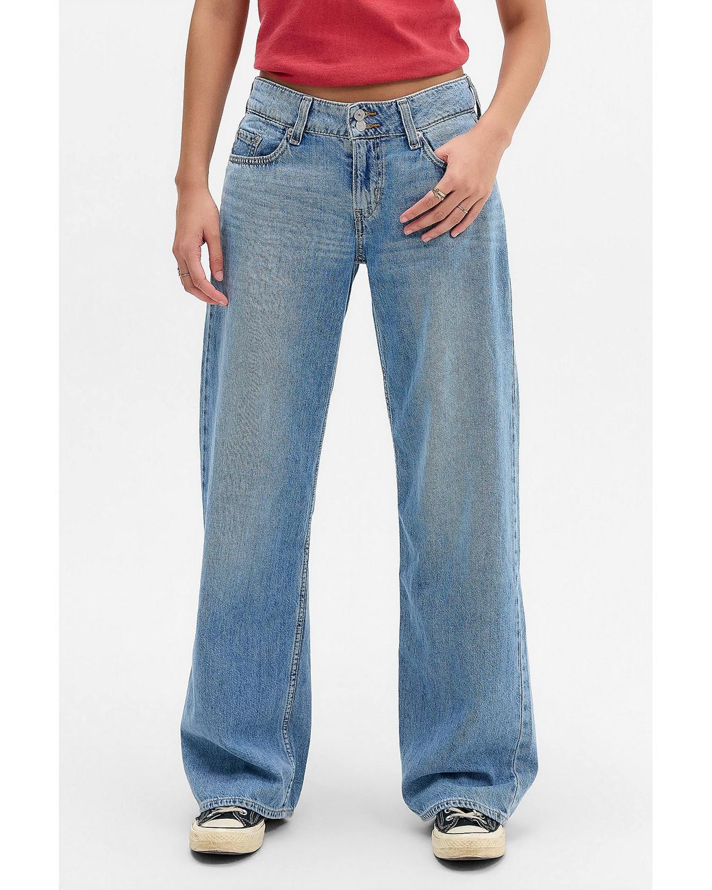 Levi's Blue Superlow Loose Jeans