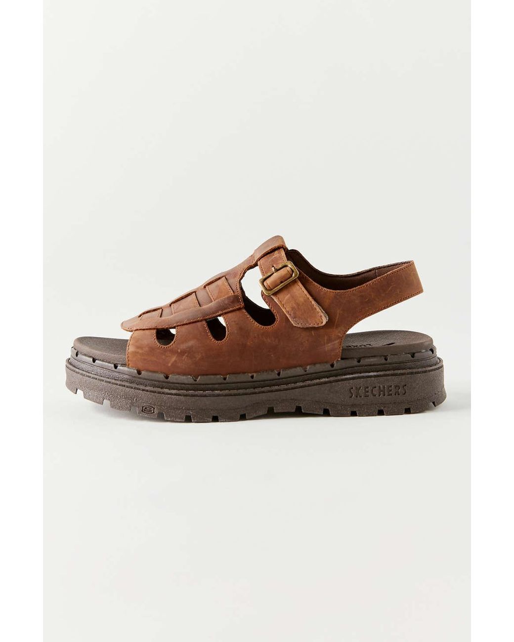 Skechers Jammers Heritage Sandal in Brown Lyst