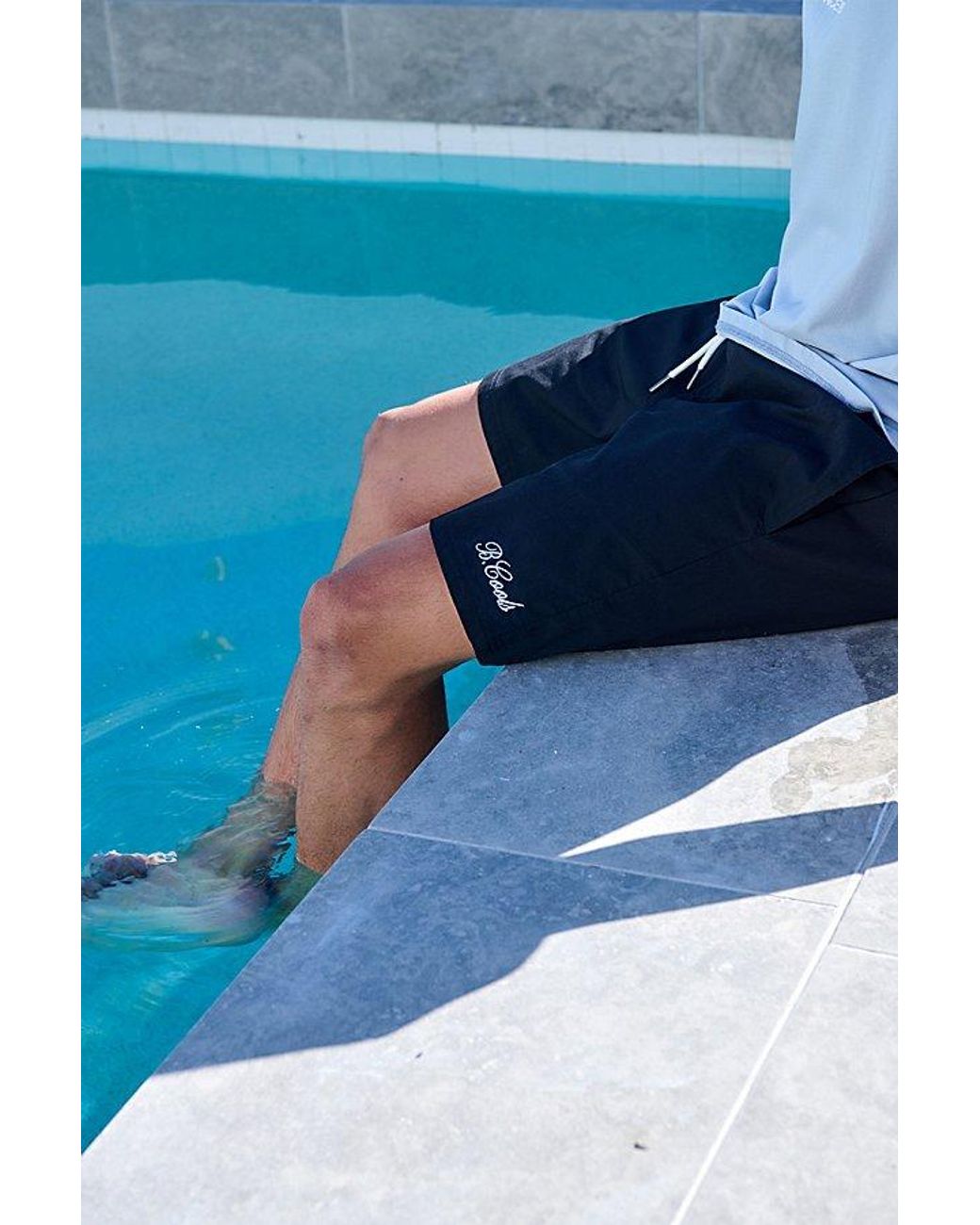 B.Cools Black B. Cools Amphibious Shorts for men