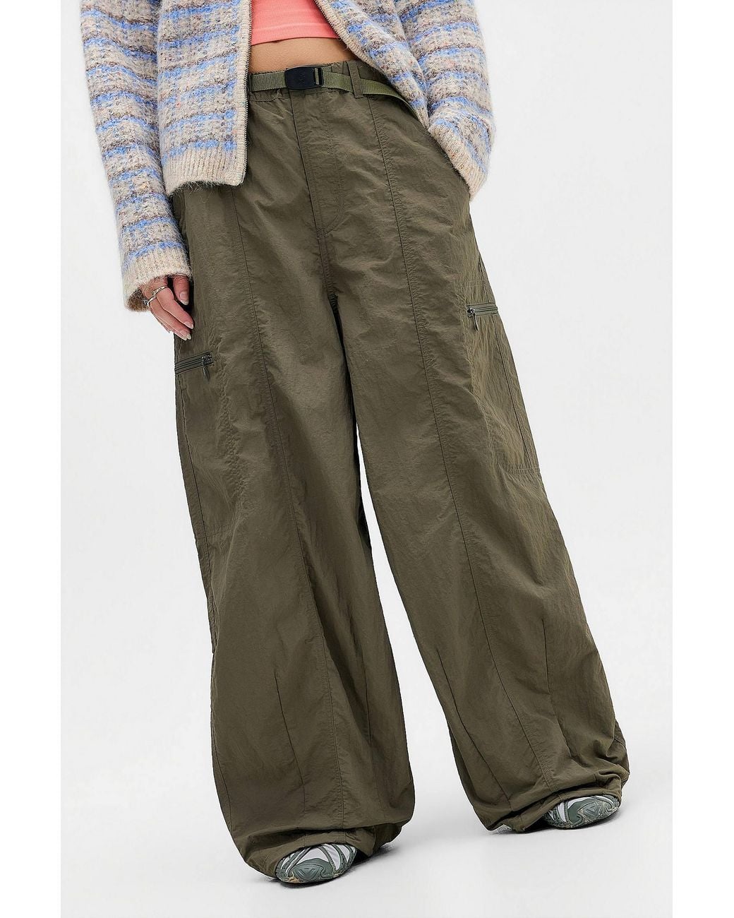 Gramicci Green Grammici Olive Loose Balloon Pants Xs At Urban Outfitters