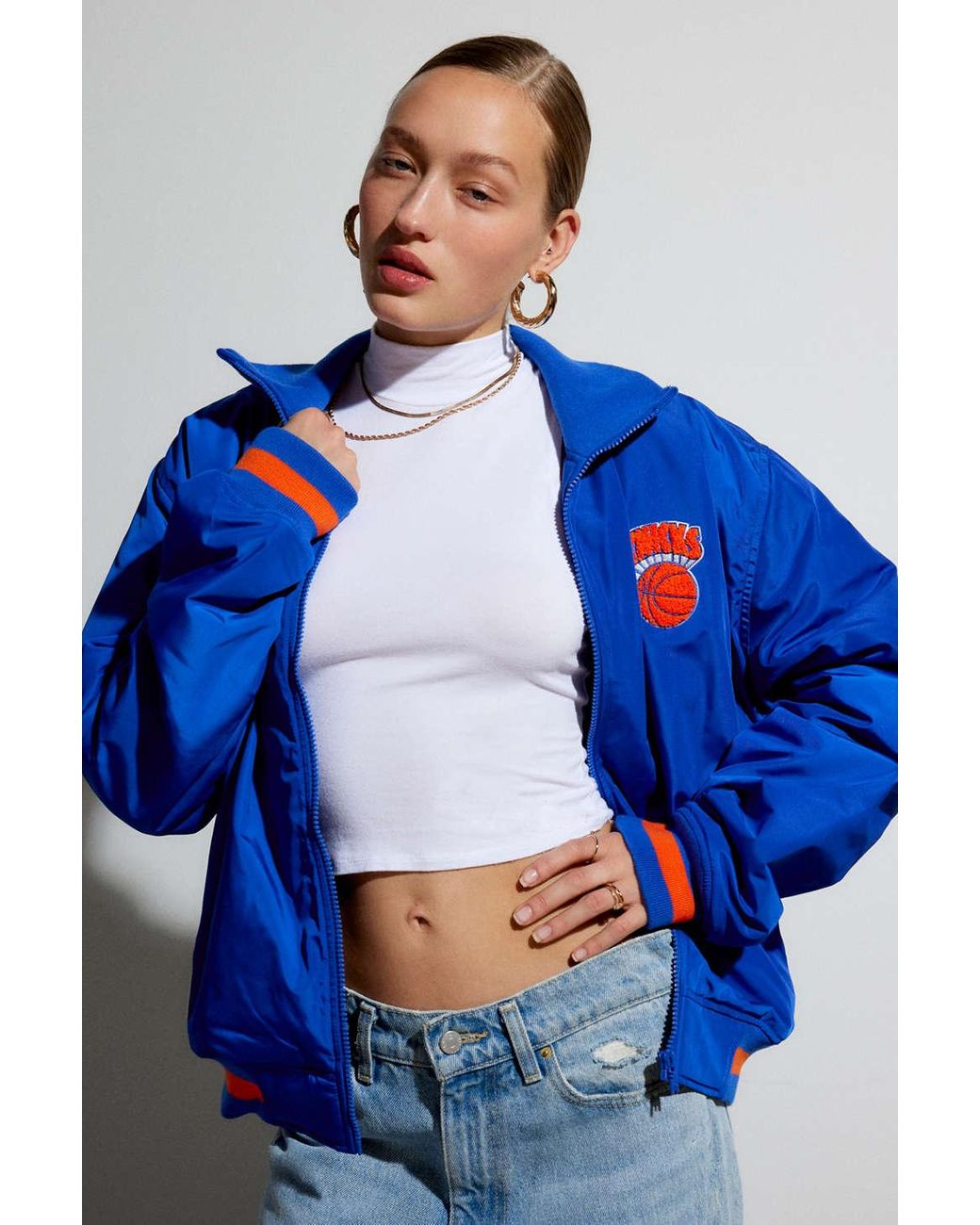 New york sales knicks denim jacket