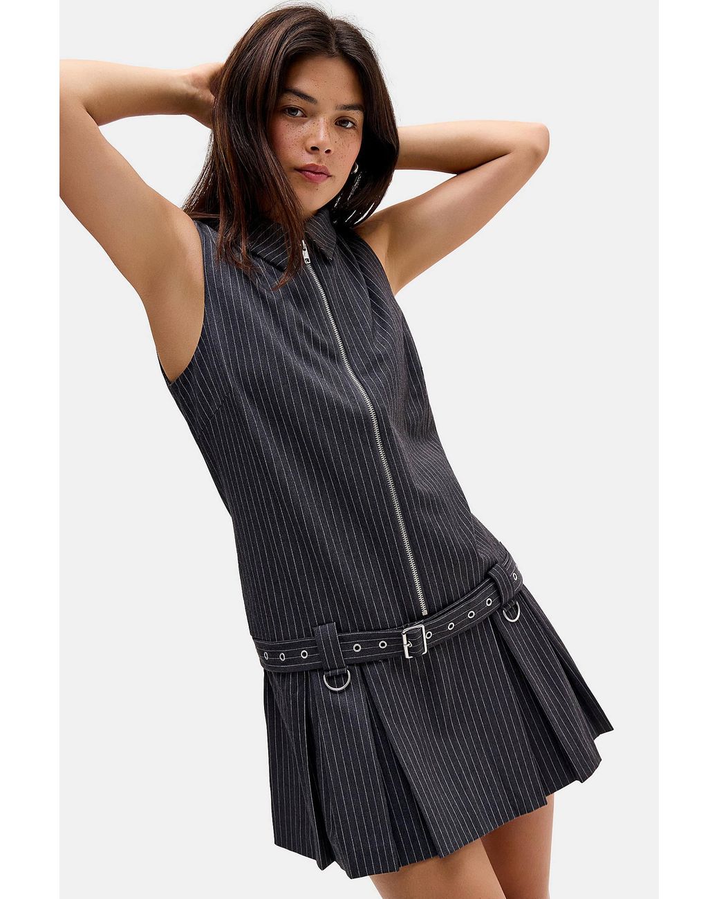 The Ragged Priest Blue Wolf Mini Dress