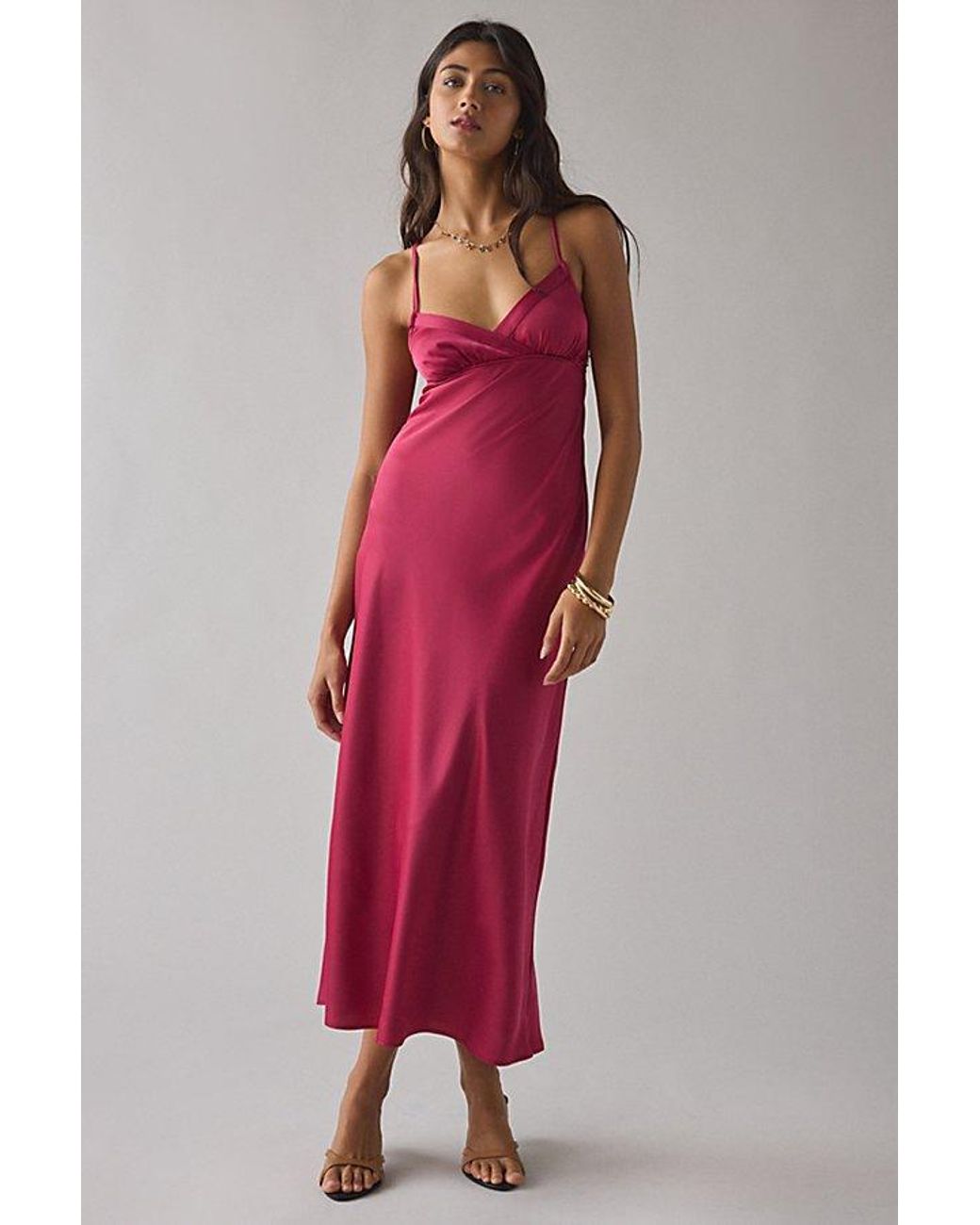 kimchi blue kristin button front drop waist midi dress Kimchi Blue Kristin Button Front Drop Waist Midi Dress